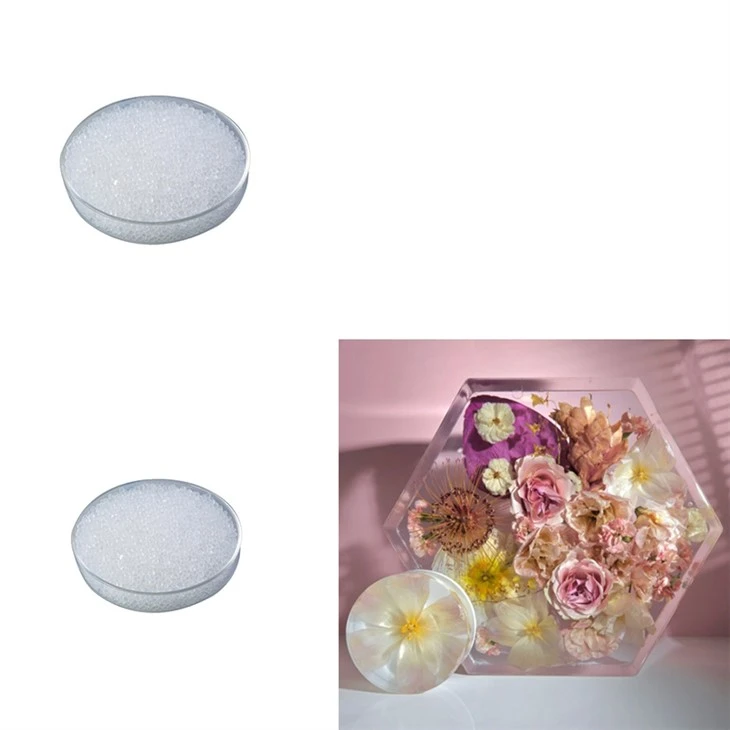 Gel silika pelestarian bunga
